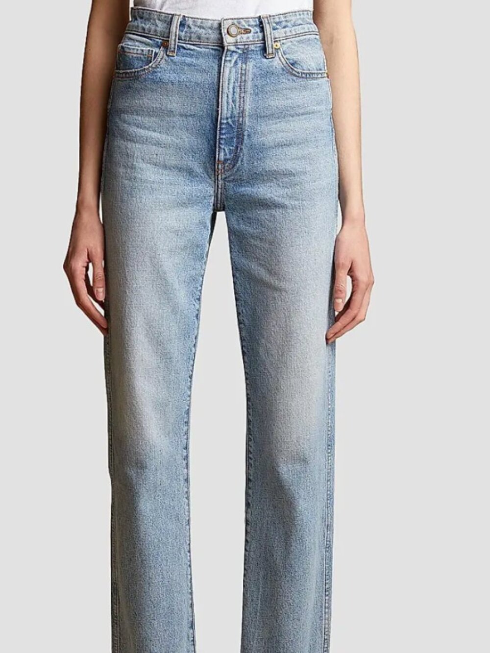 Khaite Danielle High-Rise Stovepipe Jeans 26W